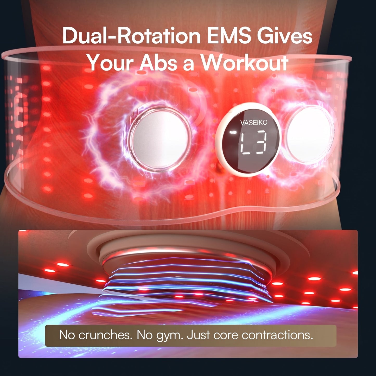 ZILARTA PULSE Red Light EMS Core Belt
