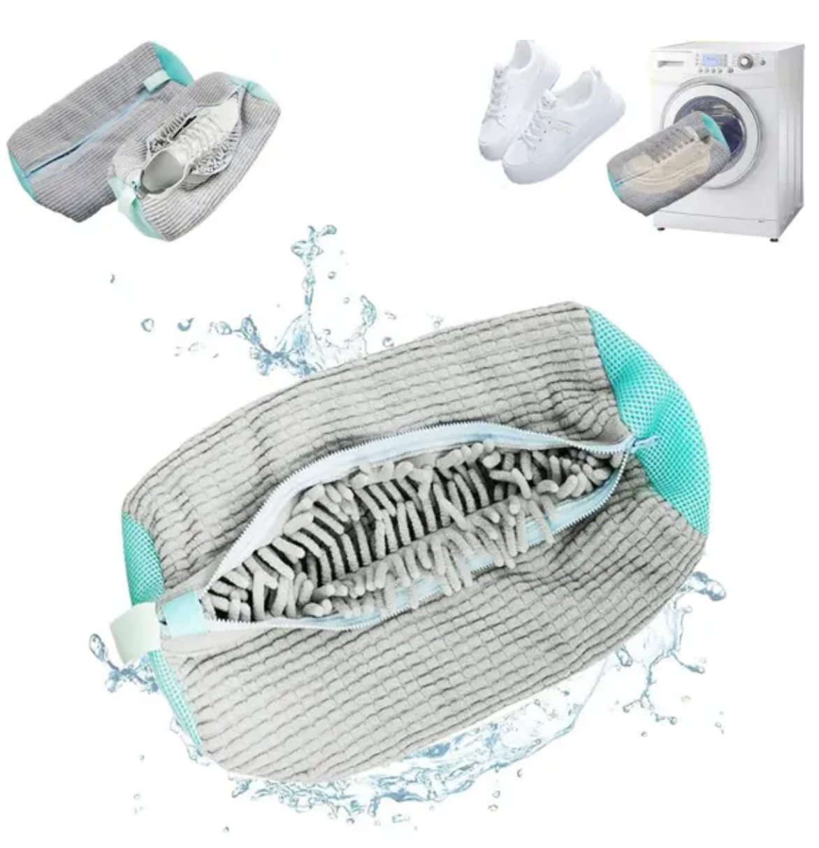 🌞 50% OFF NOW! Laundry Shoe Washing Bag for Washing Machine