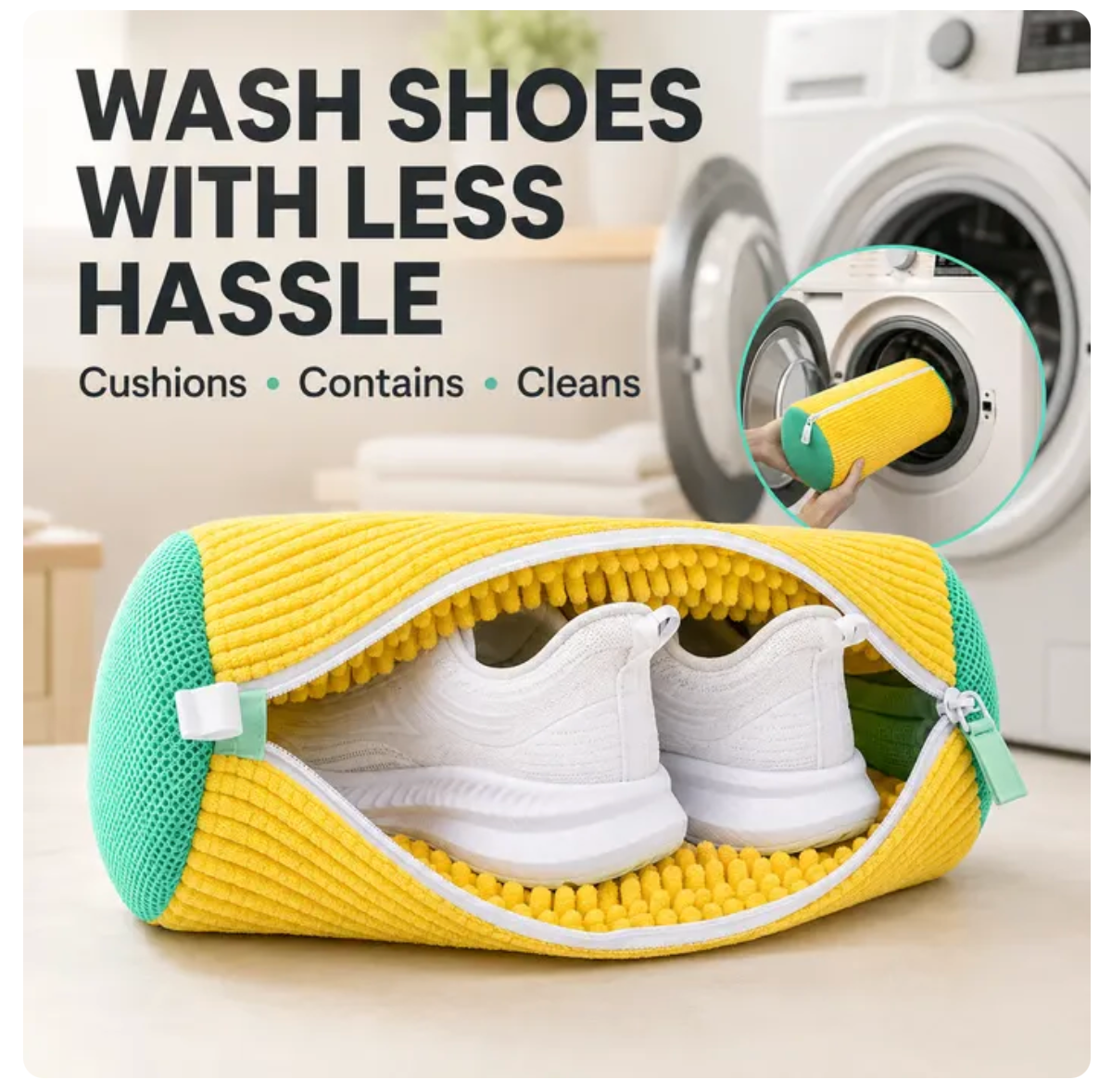 🌞 50% OFF NOW! Laundry Shoe Washing Bag for Washing Machine