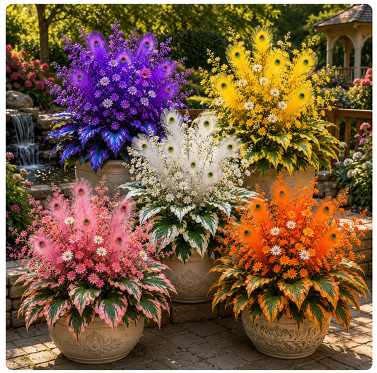 🌿🔥 Zilarta Hosta Corms – Stunning Colors That Brighten Any Space 🦚
