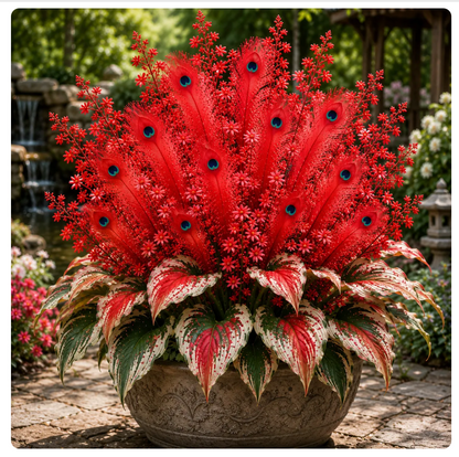 🌿🔥 Zilarta Hosta Corms – Stunning Colors That Brighten Any Space 🦚
