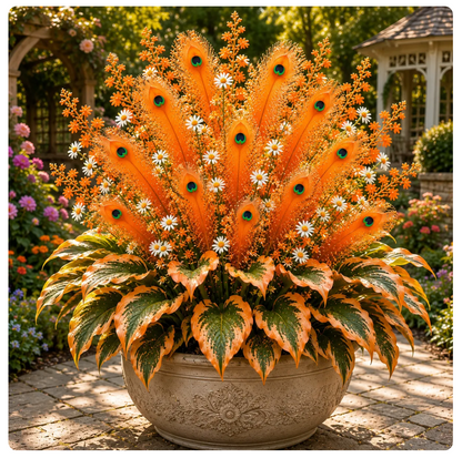 🌿🔥 Zilarta Hosta Corms – Stunning Colors That Brighten Any Space 🦚